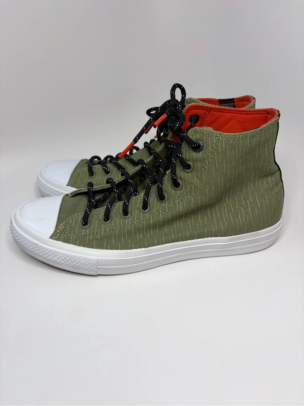 Converse Chuck Taylor High Top Counter Climate All-Star II Shield Olive Green - Picture 3 of 16